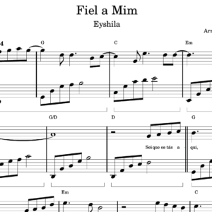 Fiel a Mim - Partitura para Piano