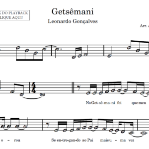 Getsêmani - Partitura para Instrumentos em Sib