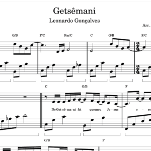 Getsêmani - Partitura para Piano