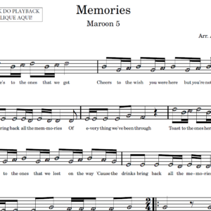 Memories - Partitura para Instrumentos em Sib