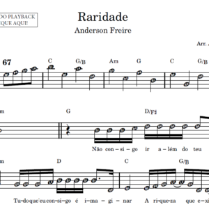Raridade - Partitura Facilitada