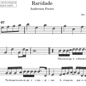 Raridade - Partitura para Sax Alto