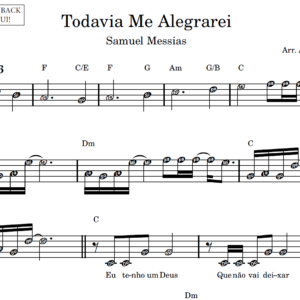 Todavia Me Alegrarei - Partitura Facilitada