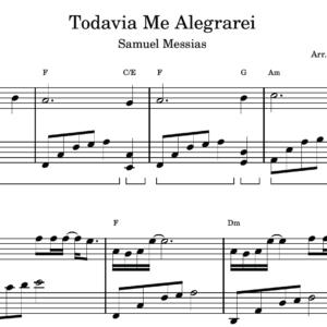 Todavia Me Alegrarei - Partitura para Piano